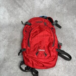 Camelbak M.U.L.E Mule Hydration Hiking Mountain Biking Backpack Red